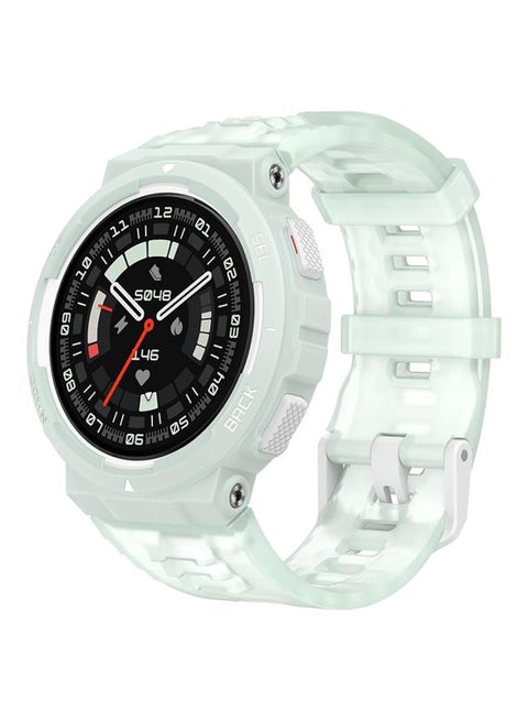 Active Edge Smart Watch With Stylish Rugged Sport And Fitness Design, GPS, AI Health Coach For Gym, Outdoor, Workouts And Exercise, 16 Days Battery, 10 Atm Water Resistant Mint Green