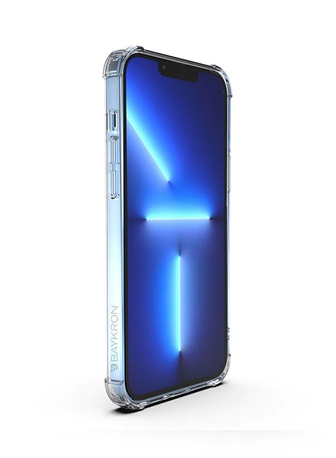 بايكرون Premium Mag Case For iPhone 13 Pro 6.1-Inch With Deluxe Nylon Carry Strap Shockproof And Anti-Bacterial Clear - Image 2