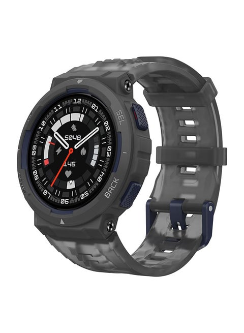 Active Edge Smart Watch With Stylish Rugged Sport And Fitness Design, GPS, AI Health Coach For Gym, Outdoor, Workouts And Exercise, 16 Days Battery, 10 Atm Water Resistant Midnight Pulse