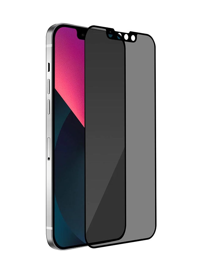بايكرون Premium Tempered Glass Screen Protector For iPhone 13/13 Pro 6.1-Inch Edge To Edge Coverage And Antibacterial Protection Black - Image 1