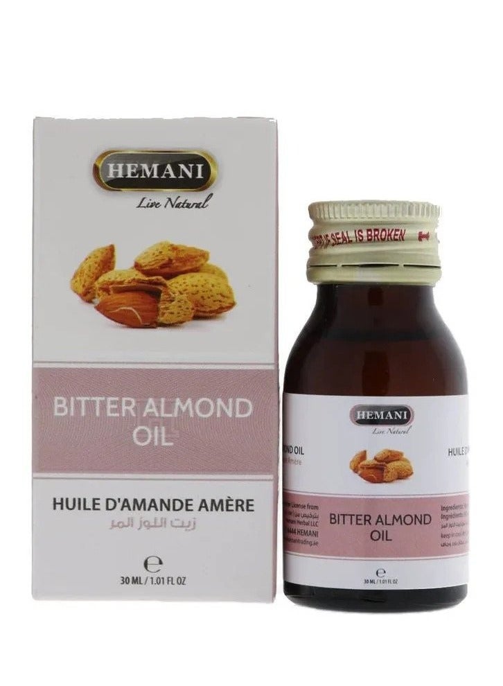 HEMANI - Bitter Almond Oil Clear 30ml - Image 1