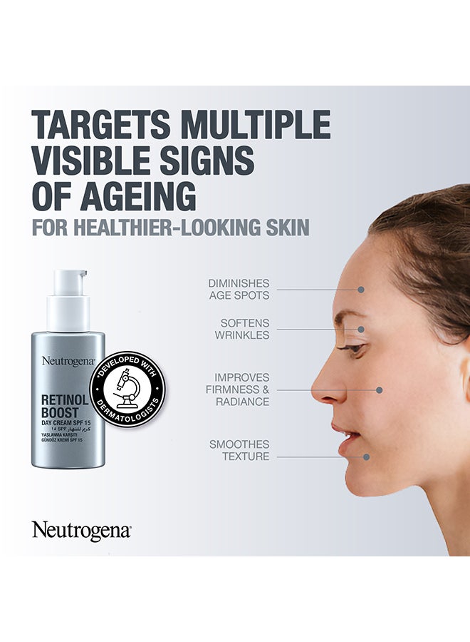 Neutrogena Retinol Boost Day Cream With Spf 15 White 50ml  - Image 2