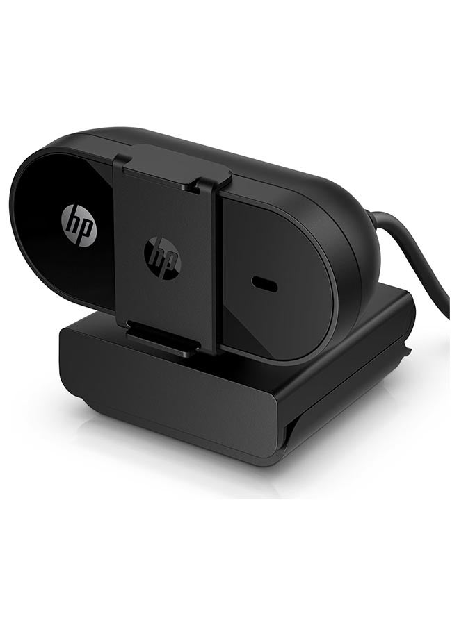 HP 320 Wired Webcam, HD - Black  - Image 1