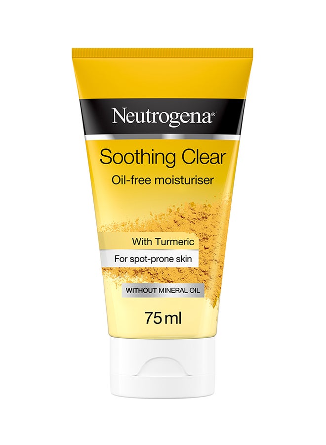 Neutrogena - Soothing Clear Oil Free Moisturiser Hydrates And Calms Stressed Skin White 75ml - Image 1