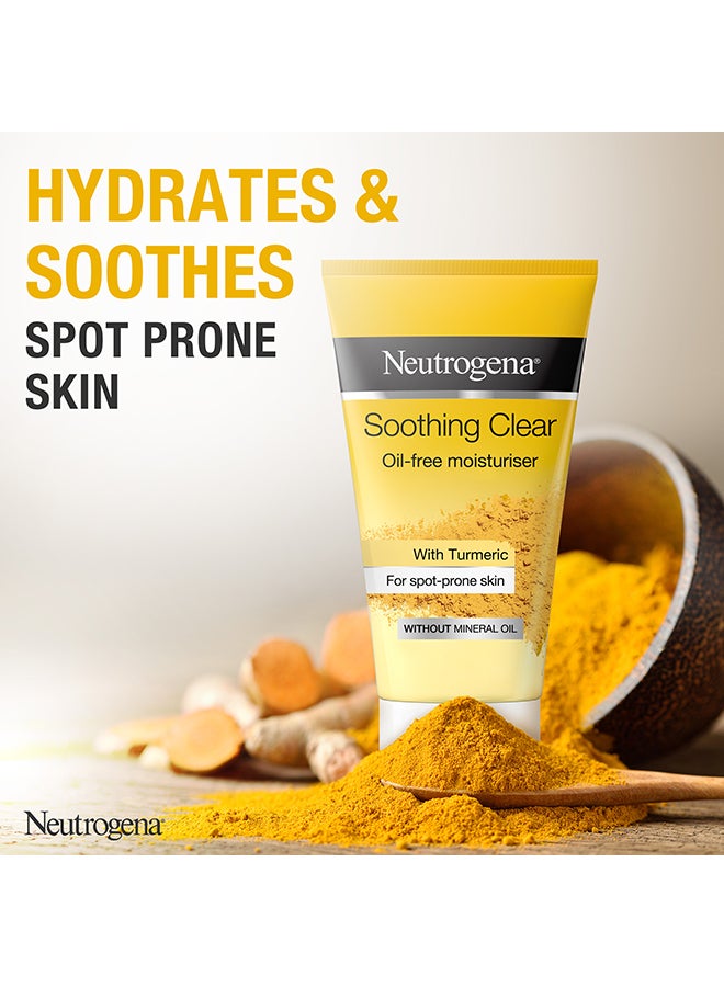 Neutrogena - Soothing Clear Oil Free Moisturiser Hydrates And Calms Stressed Skin White 75ml - Image 1