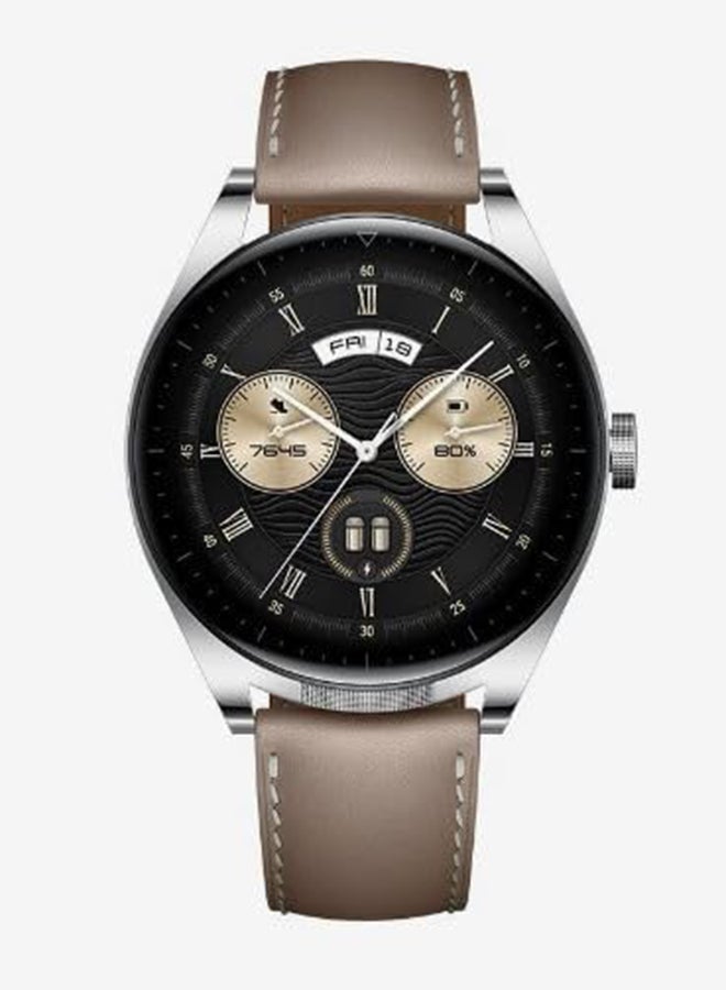 HUAWEI - Watch Buds Smartwatch, Earbuds And Watch Come Into One, Innovative Wide-Area Auricle Touch Controls, AI Noise Cancellation Calling, Lightweight Earbuds, Professional Health Management, Advanced Design, Assured Durability, Compatible With Android And iOS Brown/Khaki - Image 1