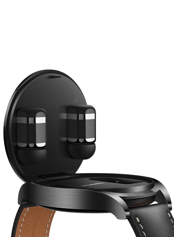 HUAWEI - Watch Buds Smartwatch, Earbuds And Watch Come Into One, Innovative Wide-Area Auricle Touch Controls, AI Noise Cancellation Calling, Lightweight Earbuds, Professional Health Management, Advanced Design, Assured Durability, Compatible With Android And iOS Brown/Khaki - Image 1