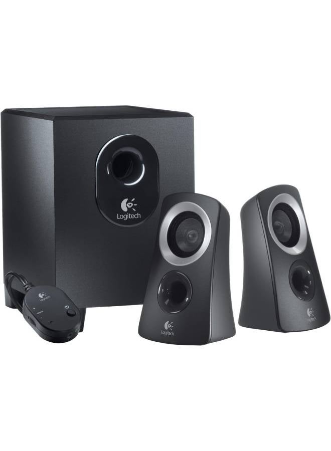 Logitech - Z313 Computer Speaker System with Subwoofer – Rich Sound and Bass Black - Image 1