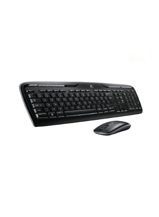 Logitech Mk330 Wireless Keyboard & Mouse Combo Black 