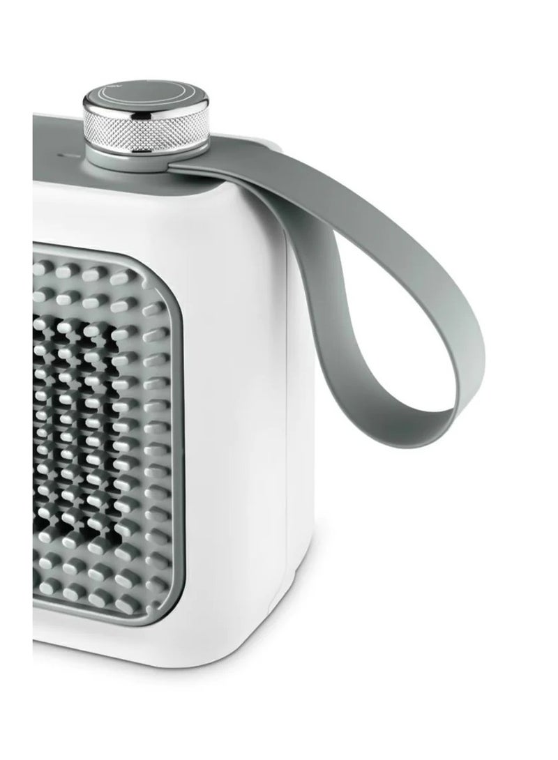 De'Longhi Capsule Desk Ceramic Fan Heater 360 W HFX10B03.GR White and Grey  - Image 3
