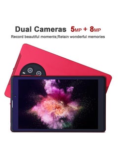 C idea Android Tablet, 8 Inch Android 12 IPS HD Display Screen Dual Camera 256GB Storage Long Battery Life Tablet For Teenagers CM815 Red  - Image 5