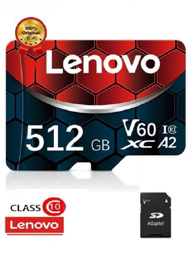 Class 10 Micro SD Card V60/A2 High Speed Memory Card 100Mb/s Reading SD Speed For Tablet PC/Phone And Camera, Etc 512 GB