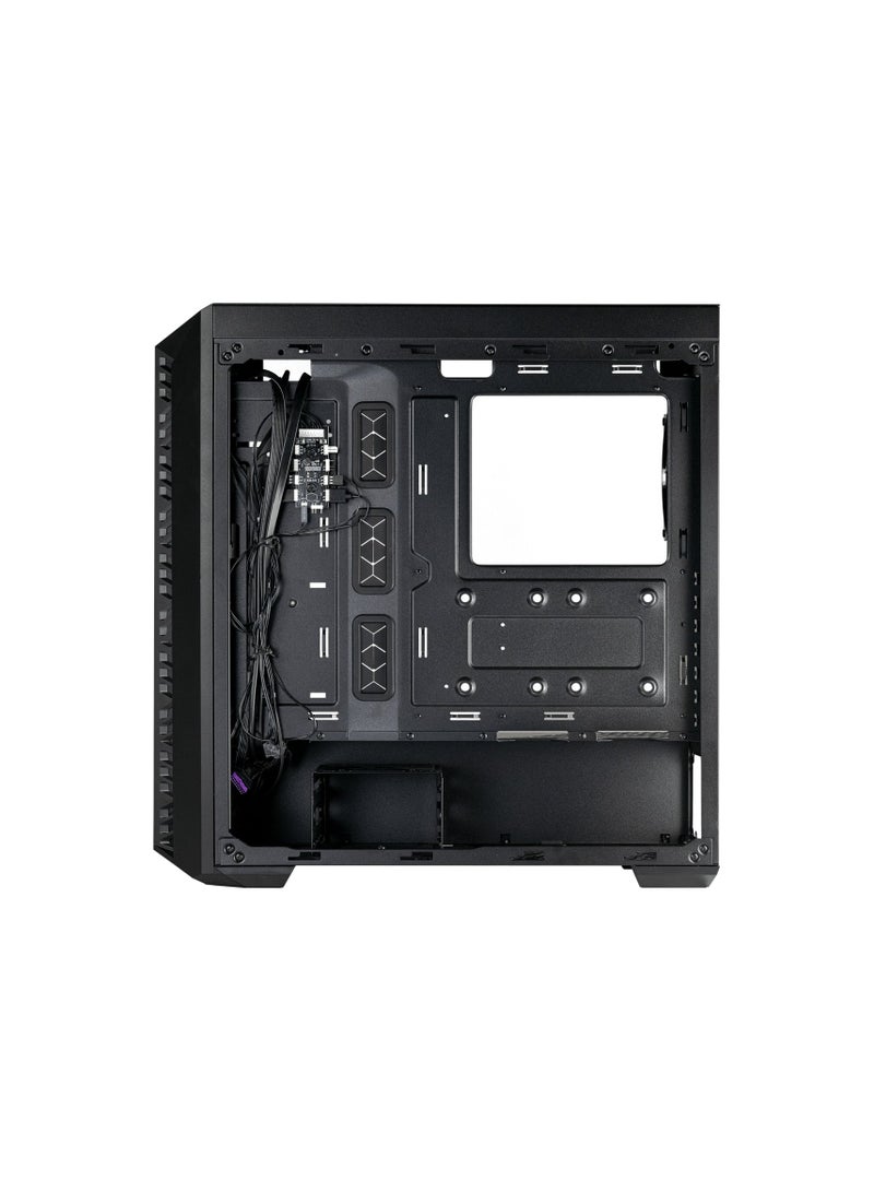 COOLER MASTER - MasterBox 520 Mesh White Edition Airflow ATX Mid-Tower, Mesh Front Panel, Tempered Glass Panel, E-ATX*(*Up To 12”x 10.7”, USB 3.2 Gen2 Type-C, Three Sickflow 120Mm ARGB Lighting Fans White - Image 1