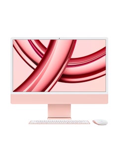 Apple 24-inch iMac with Retina 4.5K display: Apple M3 chip with 8‑core CPU and 8‑core GPU, 256GB SSD/Integrated Graphics English/Arabic Pink  - Image 2