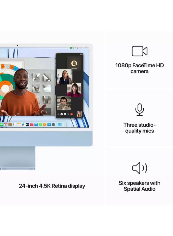 24-inch iMac with Retina 4.5K display: Apple M3 chip with 8‑core CPU and 10‑core GPU, 256GB SSD/Integrated Graphics English/Arabic Blue - pnsku/N70020699V/45/_/1705318416/25d99d79-4f50-49a7-bd51-4bb6e6331304
