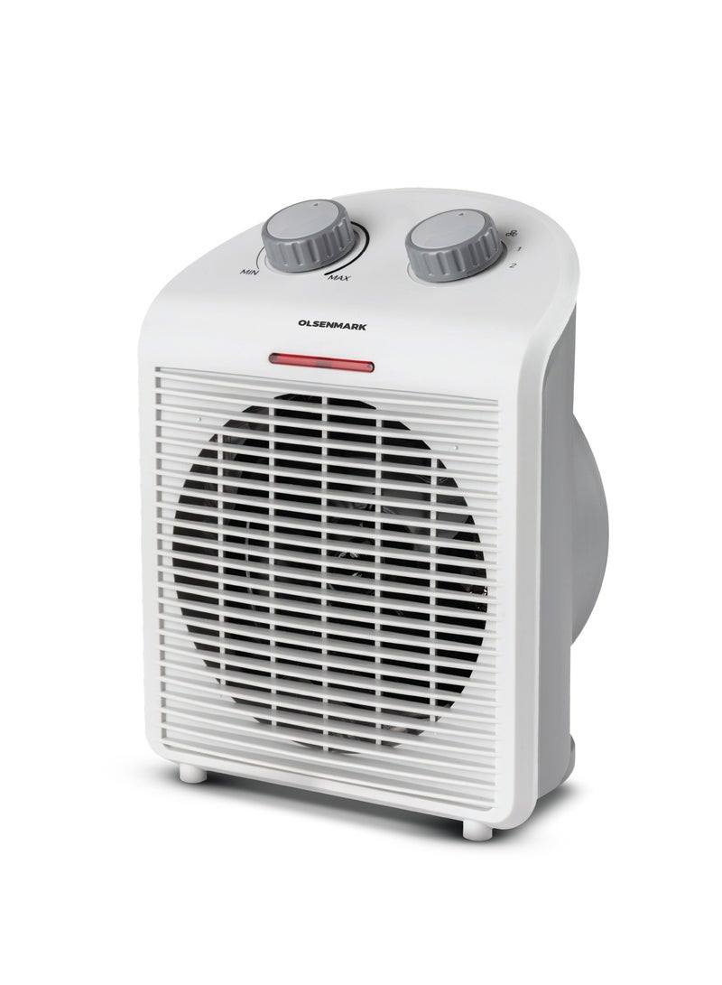 أولسنمارك مدفأة مروحة كهربائية مع حماية من ارتفاع الحرارة 2000 W OMFH1637B  - Image 1
