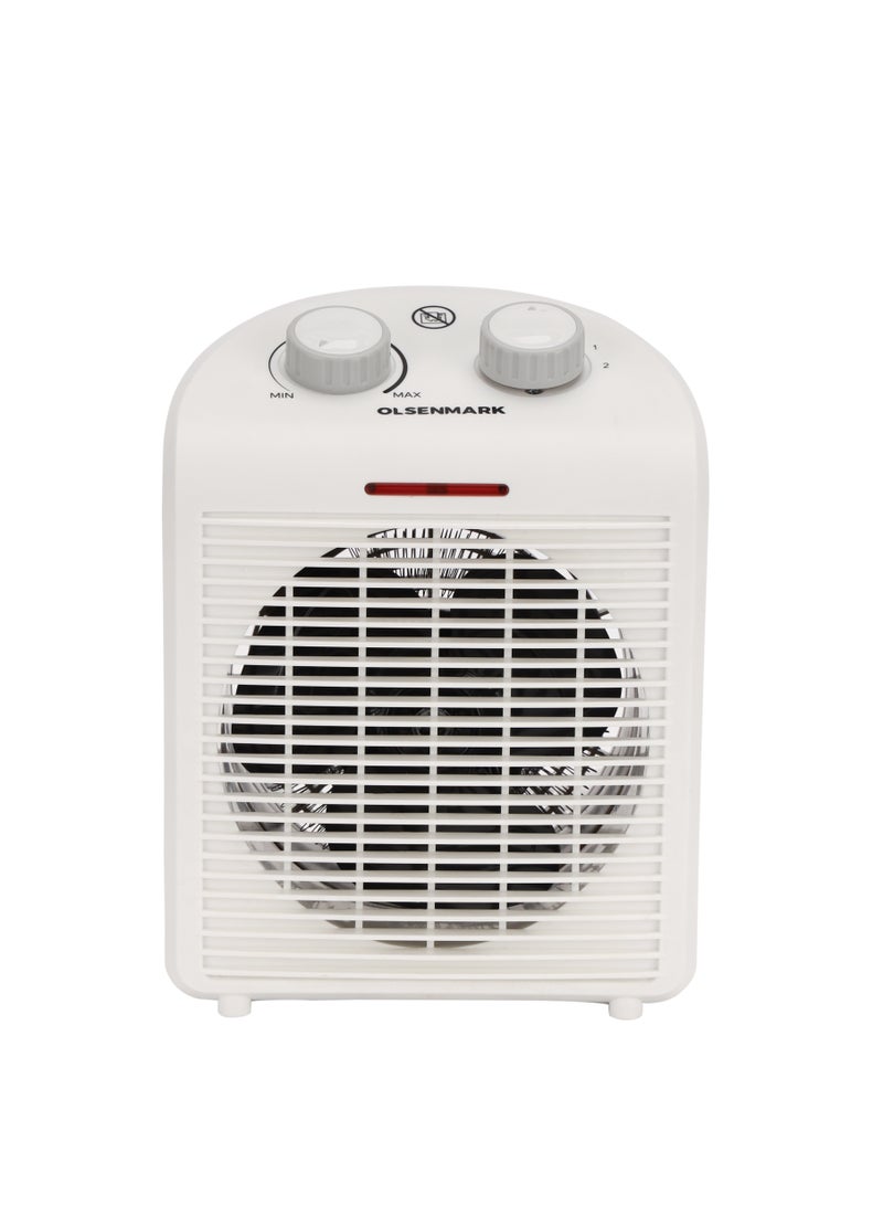 أولسنمارك مدفأة مروحة كهربائية مع حماية من ارتفاع الحرارة 2000 W OMFH1637B  - Image 2