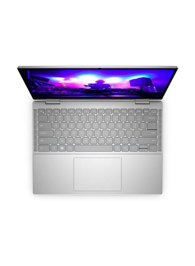 DELL - Inspiron 7430 14-Inch Display,Core i5-1335U Processor/8GB RAM/2TB SSD/Intel Iris/Iris Plus Graphics/Windows 11 With FREE Neon Gaming Quotes English Silver - Image 1