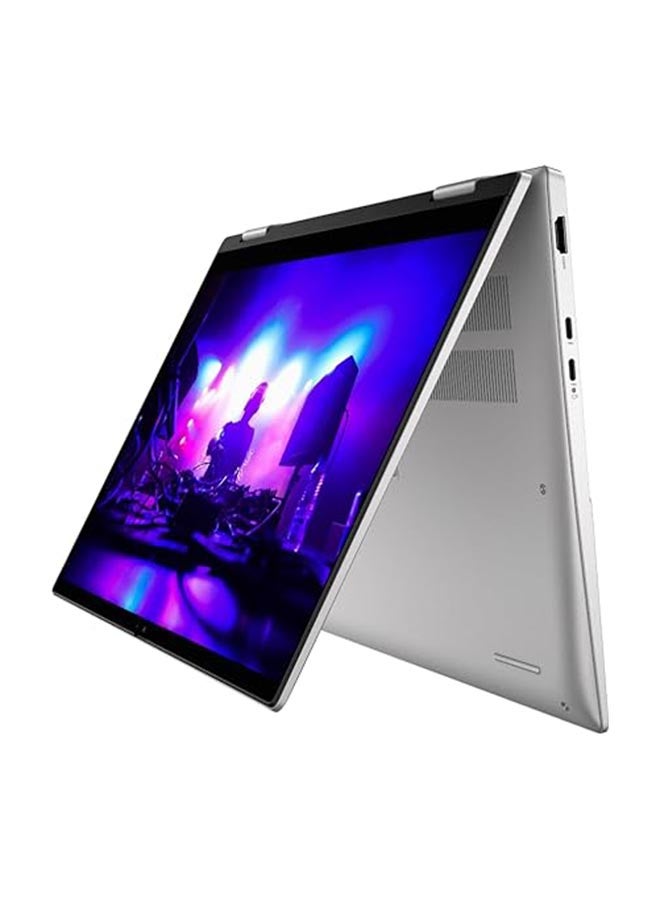 DELL - Inspiron 7430 14-Inch Display,Core i5-1335U Processor/8GB RAM/2TB SSD/Intel Iris/Iris Plus Graphics/Windows 11 With FREE Neon Gaming Quotes English Silver - Image 1