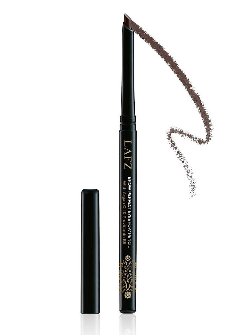 LAFZ Brow Perfect Eyebrow Pencil With Non-stickiness And Natural Matte Finish Black  - Image 1