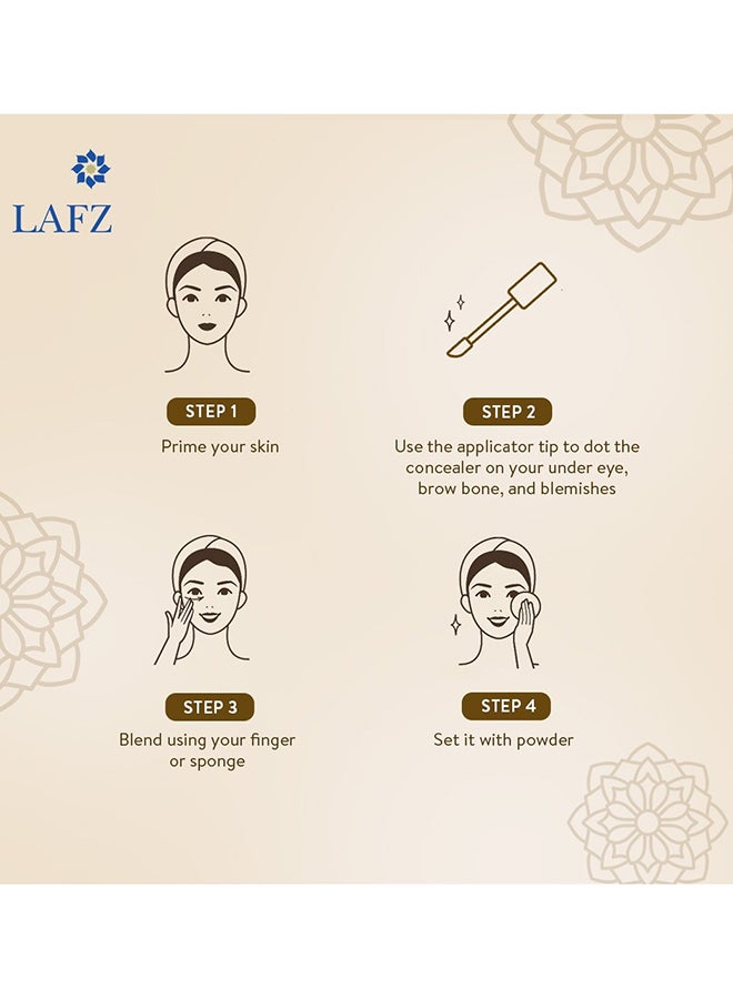 Rose Serum Concealer High Coverage And Long-Lasting Deep Medium