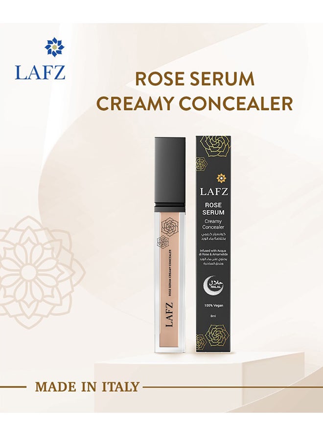 Rose Serum Concealer High Coverage And Long-Lasting Deep Medium