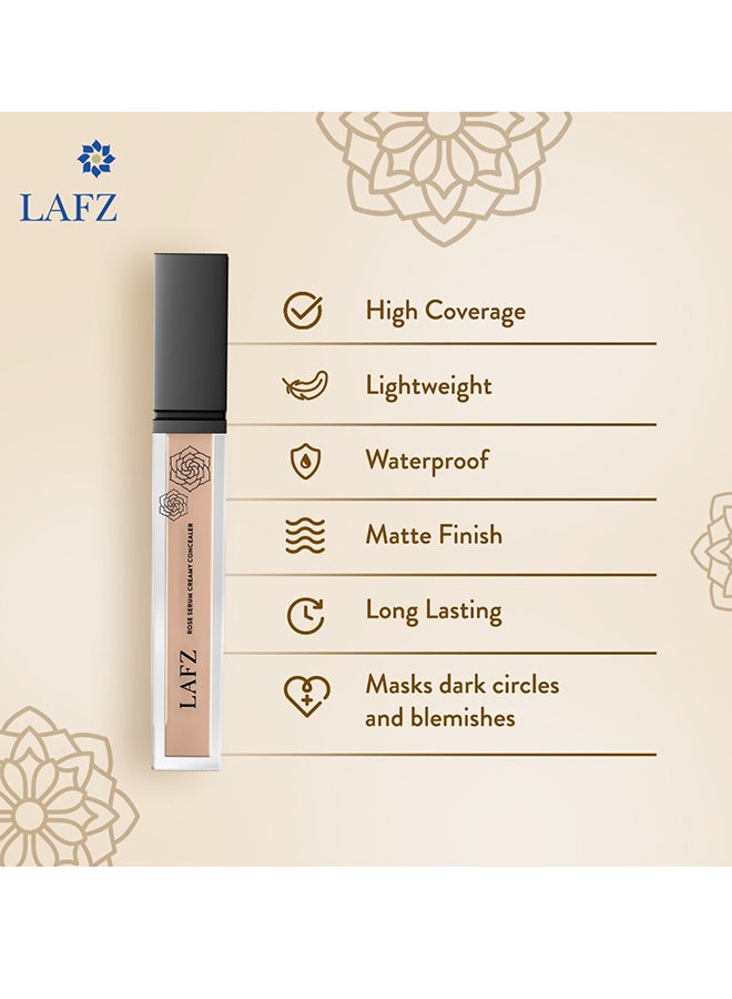 Rose Serum Concealer High Coverage And Long-Lasting Deep Medium