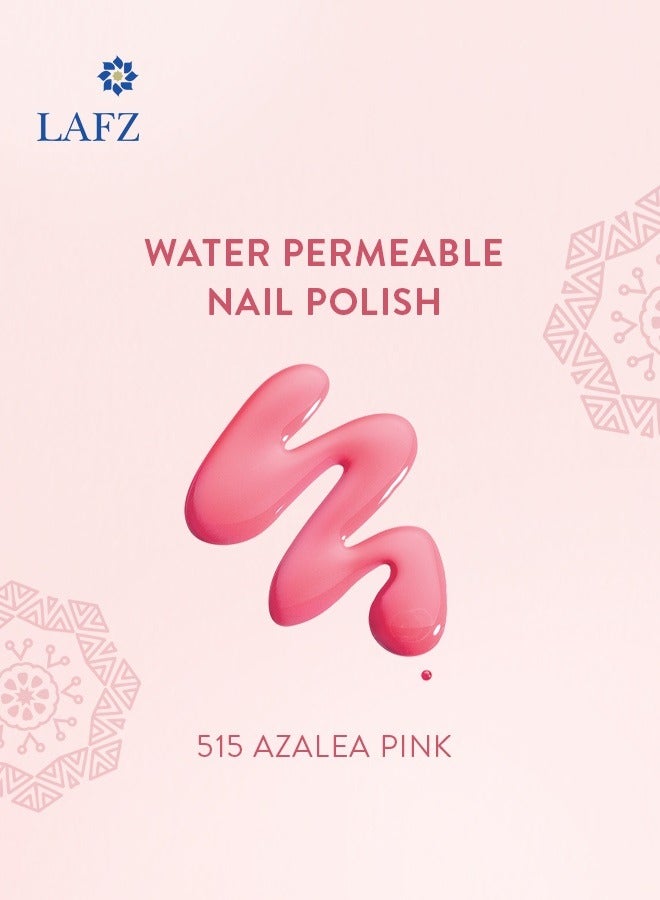 LAFZ - Glossy Finish Breathable Nail Polish Azalea Pink - Image 1