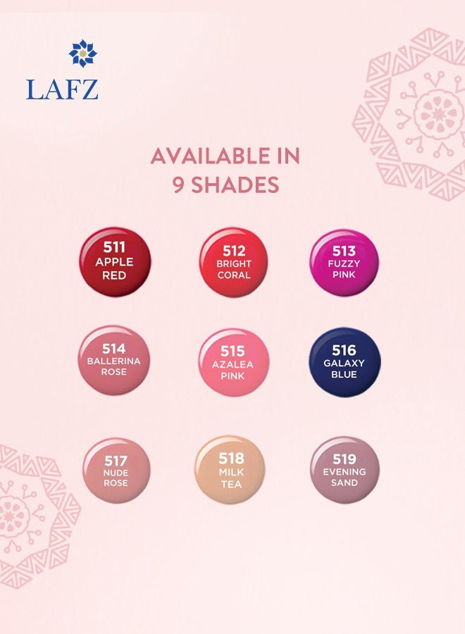 LAFZ - Glossy Finish Breathable Nail Polish Azalea Pink - Image 1