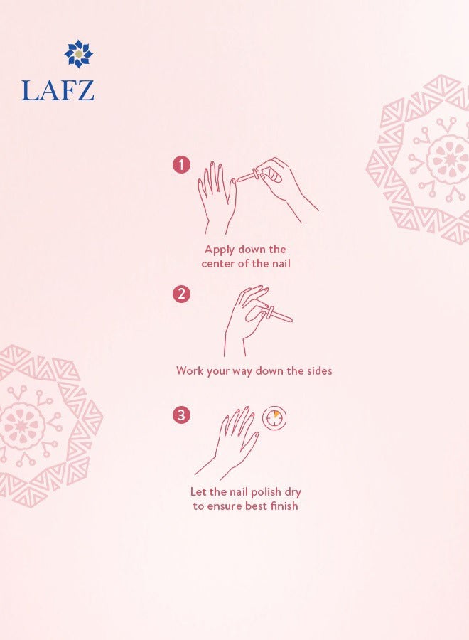 LAFZ Glossy Finish Breathable Nail Polish Azalea Pink  - Image 4
