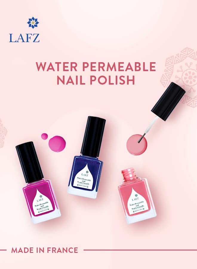 LAFZ Glossy Finish Breathable Nail Polish Azalea Pink  - Image 2