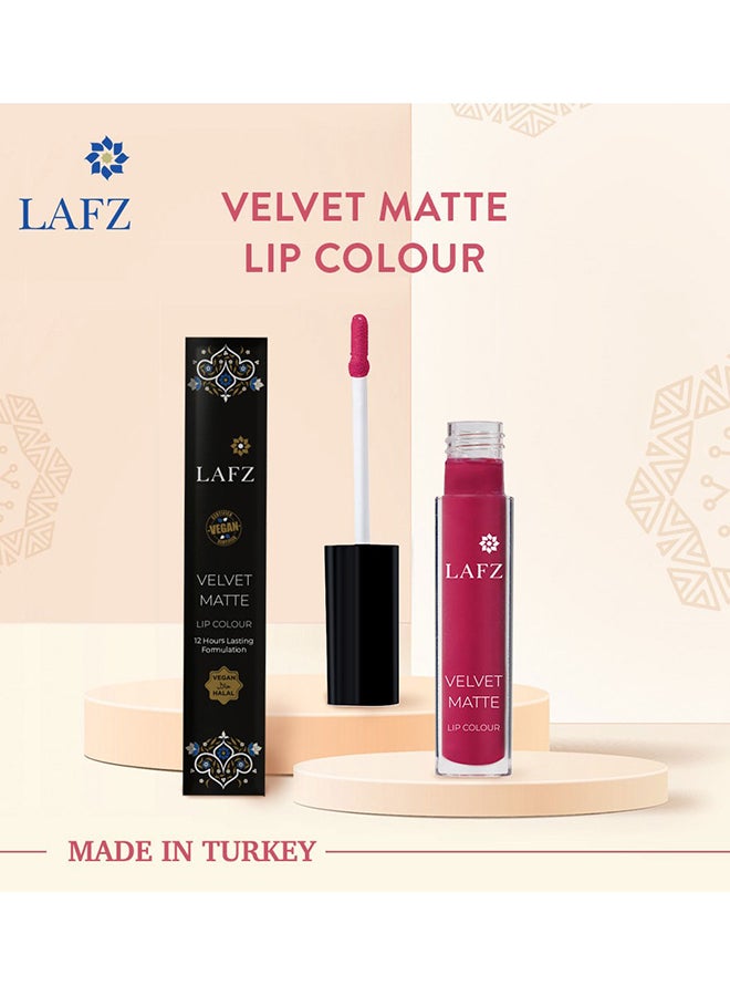 LAFZ Transfer Proof & Smudge Proof Velvet Matte Lip Colour Cherry Crush  - Image 2