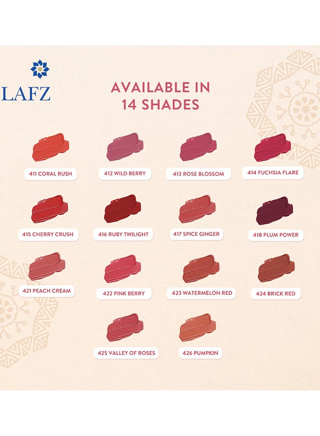LAFZ - Transfer Proof & Smudge Proof Velvet Matte Lip Colour Cherry Crush - Image 1