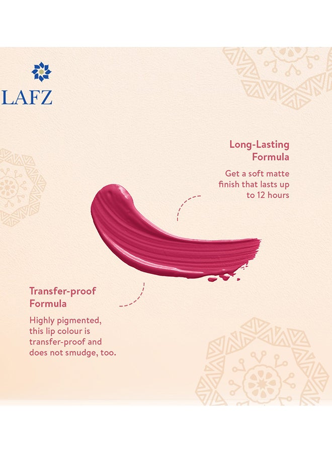 LAFZ Transfer Proof & Smudge Proof Velvet Matte Lip Colour Cherry Crush  - Image 3