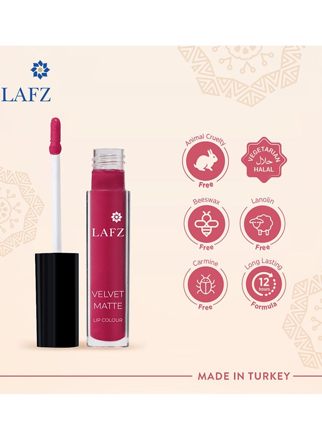 LAFZ Transfer Proof & Smudge Proof Velvet Matte Lip Colour Cherry Crush  - Image 5