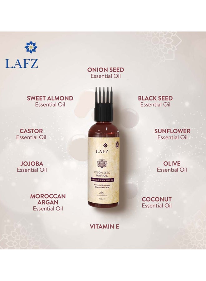 LAFZ Onion seed Hair Oil White 100ml  - Image 3