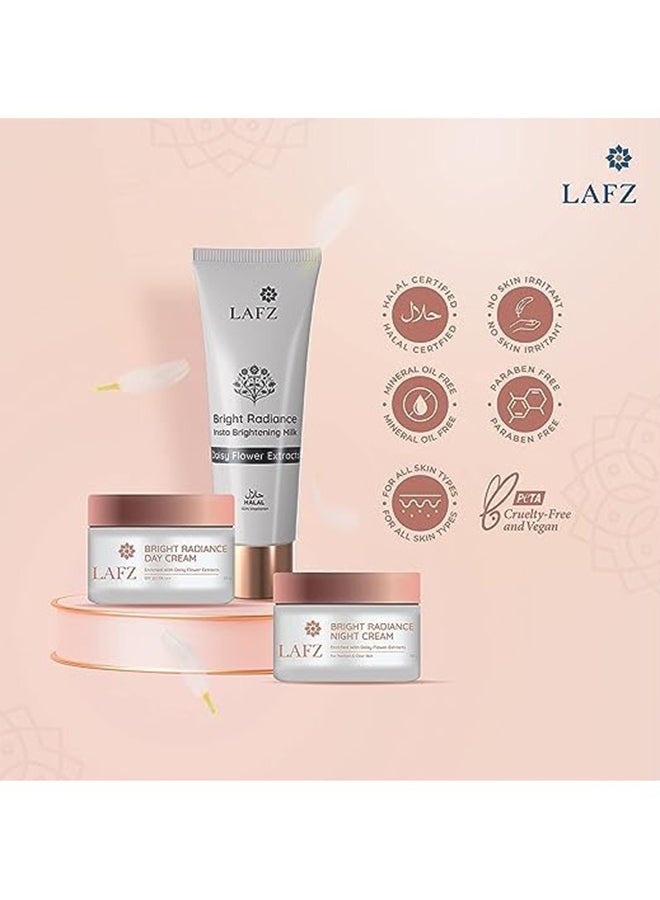 Bright Radiance Range Insta Milk Cream with Day cream and Night Cream 430grams