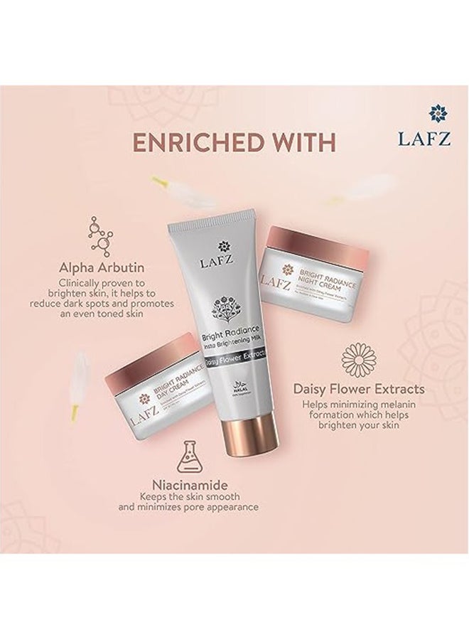 Bright Radiance Range Insta Milk Cream with Day cream and Night Cream 430grams