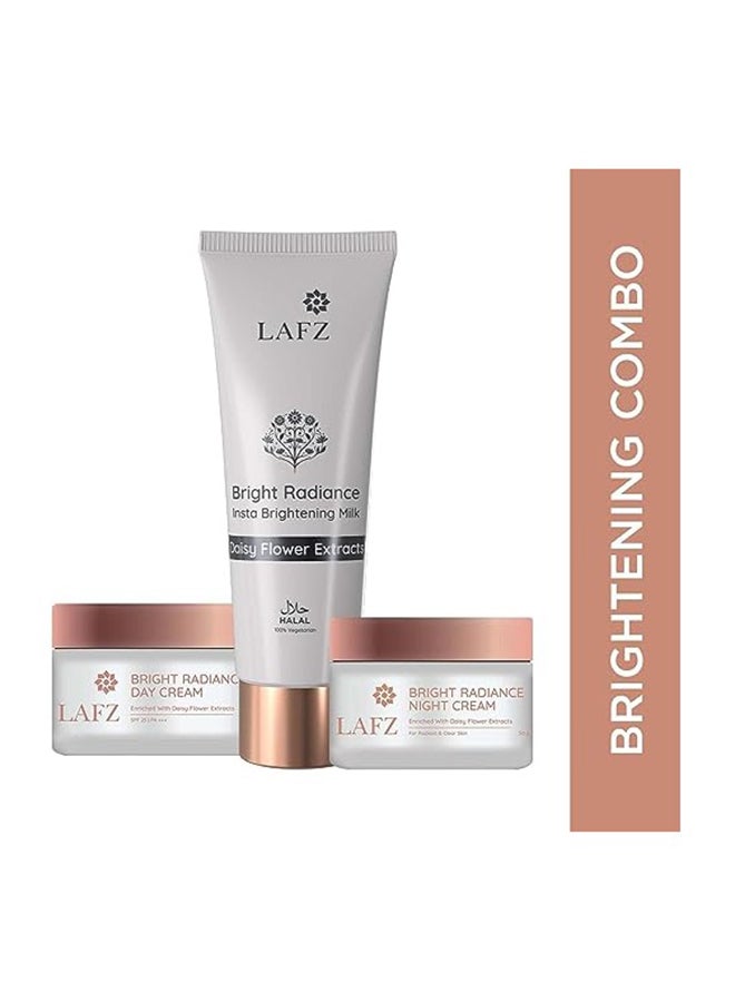 Bright Radiance Range Insta Milk Cream with Day cream and Night Cream 430grams