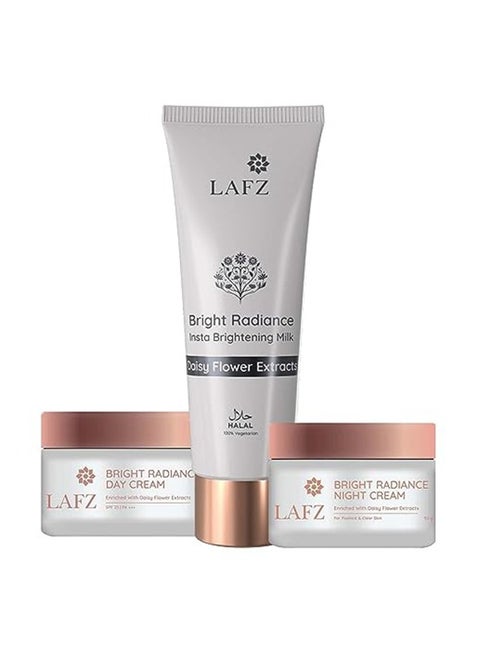 Bright Radiance Range Insta Milk Cream with Day cream and Night Cream 430grams