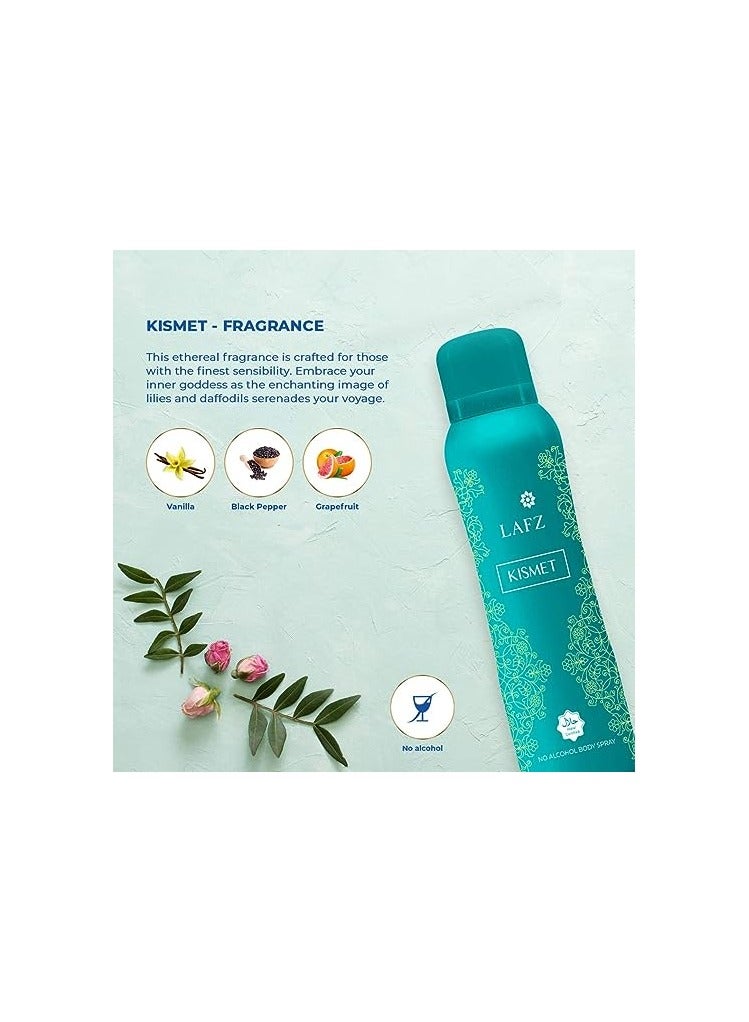 LAFZ Kismet Body Spray For Women 150ml - Image 3