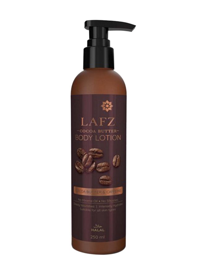 Cocoa Butter Body Lotion With Caffeine Deep Nourishment & Hydration 250 Ml - pnsku/N70020978V/45/_/1699471811/6979932e-4f50-471e-ba6a-0bb2a80b6b98