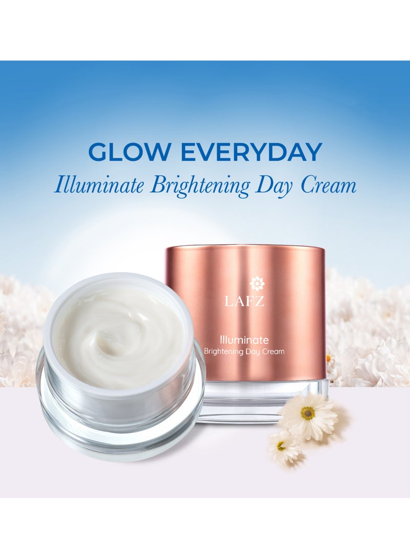 LAFZ Illuminate Brightening Day Cream With Brightens Skin & Reduces Dark Spots cream 50grams  - Image 2