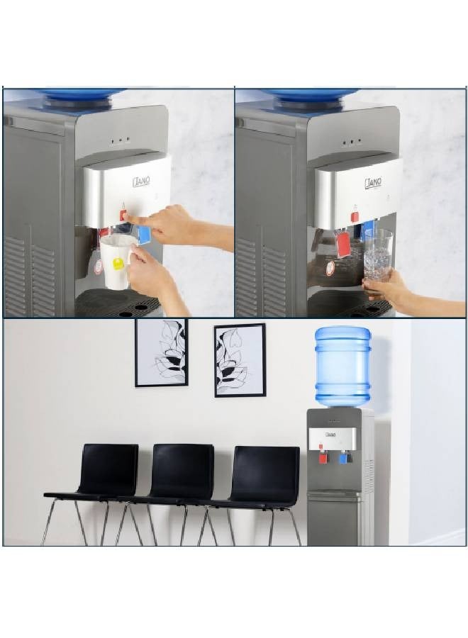 جانو مبرد مياه ساخن وبارد JN05610 رمادي - Image 2