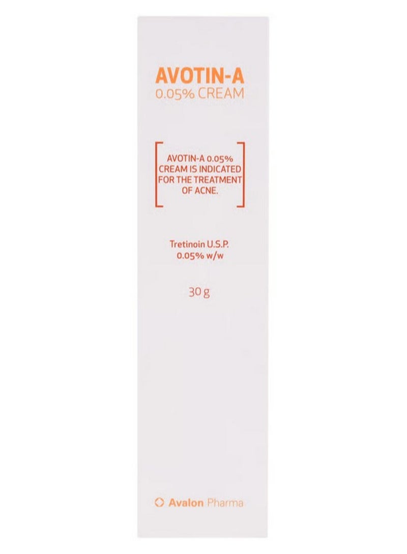 Avalon Pharma 0.05% Cream Is Indicated For The Treatment Of Ance 30grams - Image 1