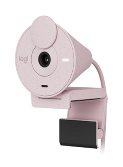 Logitech Brio 300 Full HD Webcam USB-C Rose  - Image 1