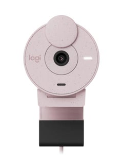 Logitech Brio 300 Full HD Webcam USB-C Rose  - Image 4