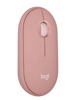 Logitech Pebble 2 M350s Mouse Ambidextrous RF Wireless + Bluetooth Optical 4000 Dpi Pink  - Image 1