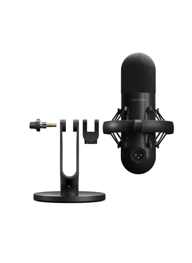 ستيل سيريز - SteelSeries Alias Pro - APAC، ميكروفون XLR بجودة الاستوديو - مصمم للألعاب والبث والبث عبر اتصال XLR من الدرجة الاحترافية - Image 1