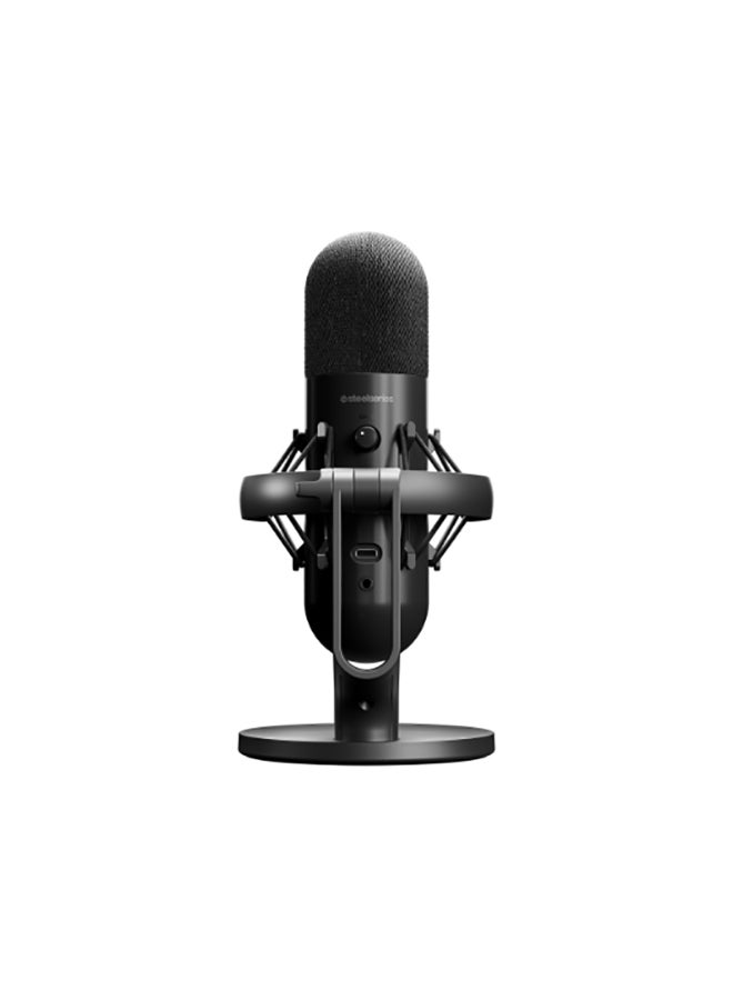 steelseries - SteelSeries Alias - Gaming Microphone, 3X Bigger Capsule - USB-C Condenser Mic captures a wide vocal range with a Capsule up to 3X Larger than other Mics - Image 1